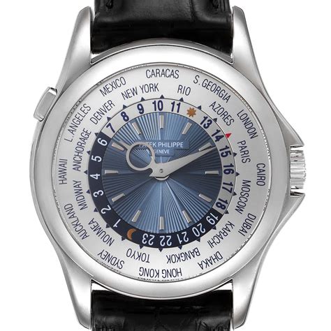 patek philippe 5130 weltzeit platin armbanduhr|Patek Philippe World Time 5130P World Time Platinum .